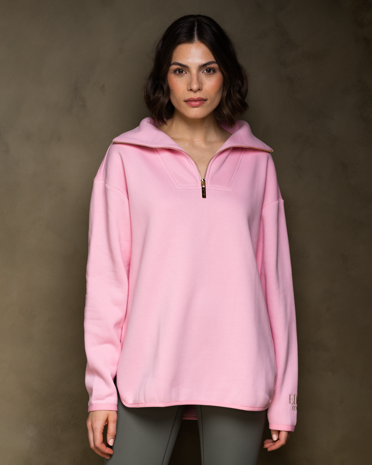 Elle Funnel Neck - Ballet Pink