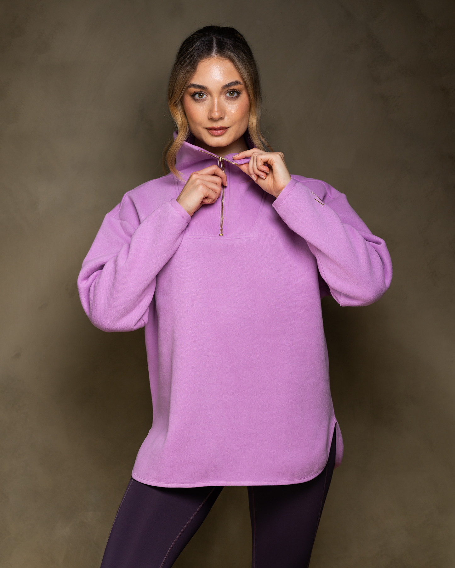 Elle Funnel Neck - Lilac Dreams