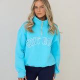 Claudia HALF-ZIP Blue