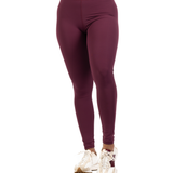 Last chance - High Waist Comfort Legging - Berry