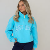 Claudia HALF-ZIP Blue