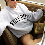 Varsity Crew Grey