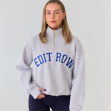 Claudia HALF-ZIP Electric Grey