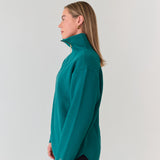 Elle Funnel Neck - Moody Teal