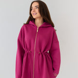 Klum Full Zip Hoodie - Mulled Berry
