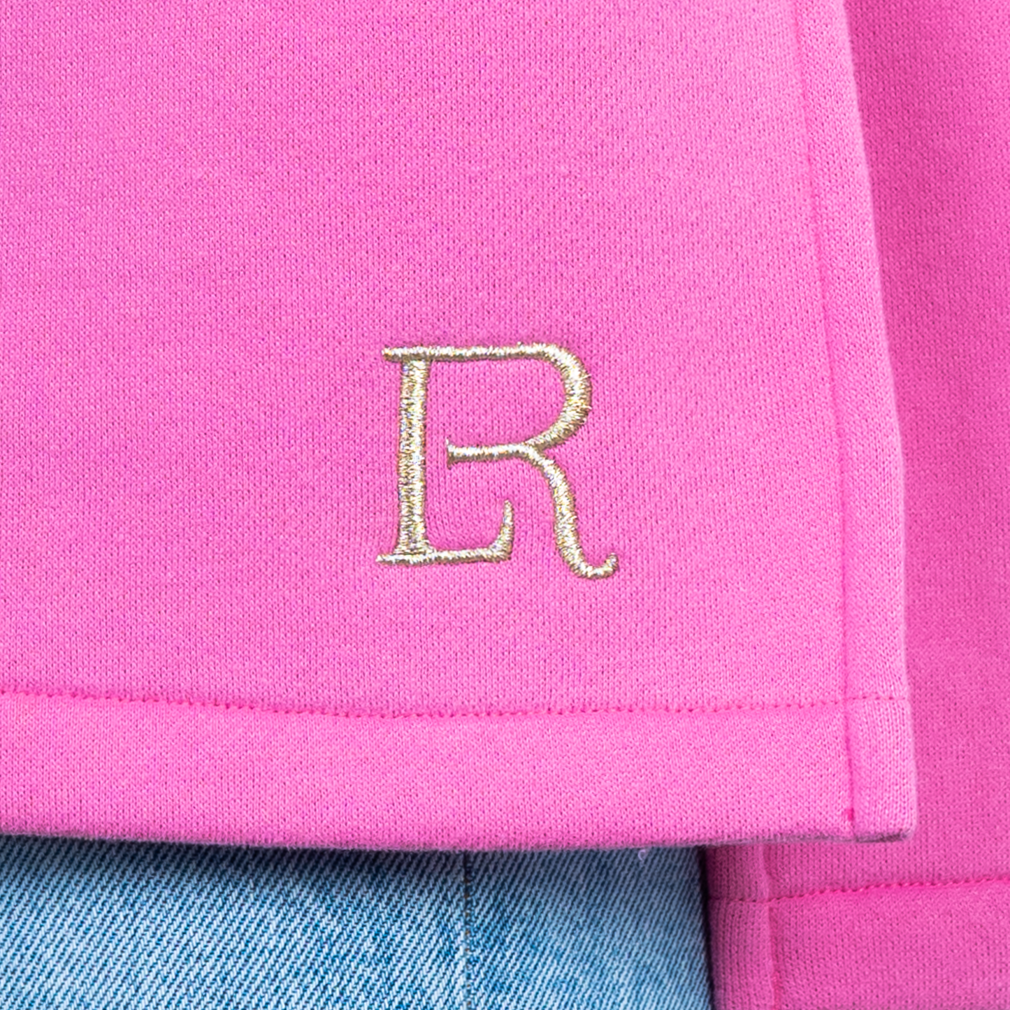 Campbell Funnel Zip Sweater - Pinky