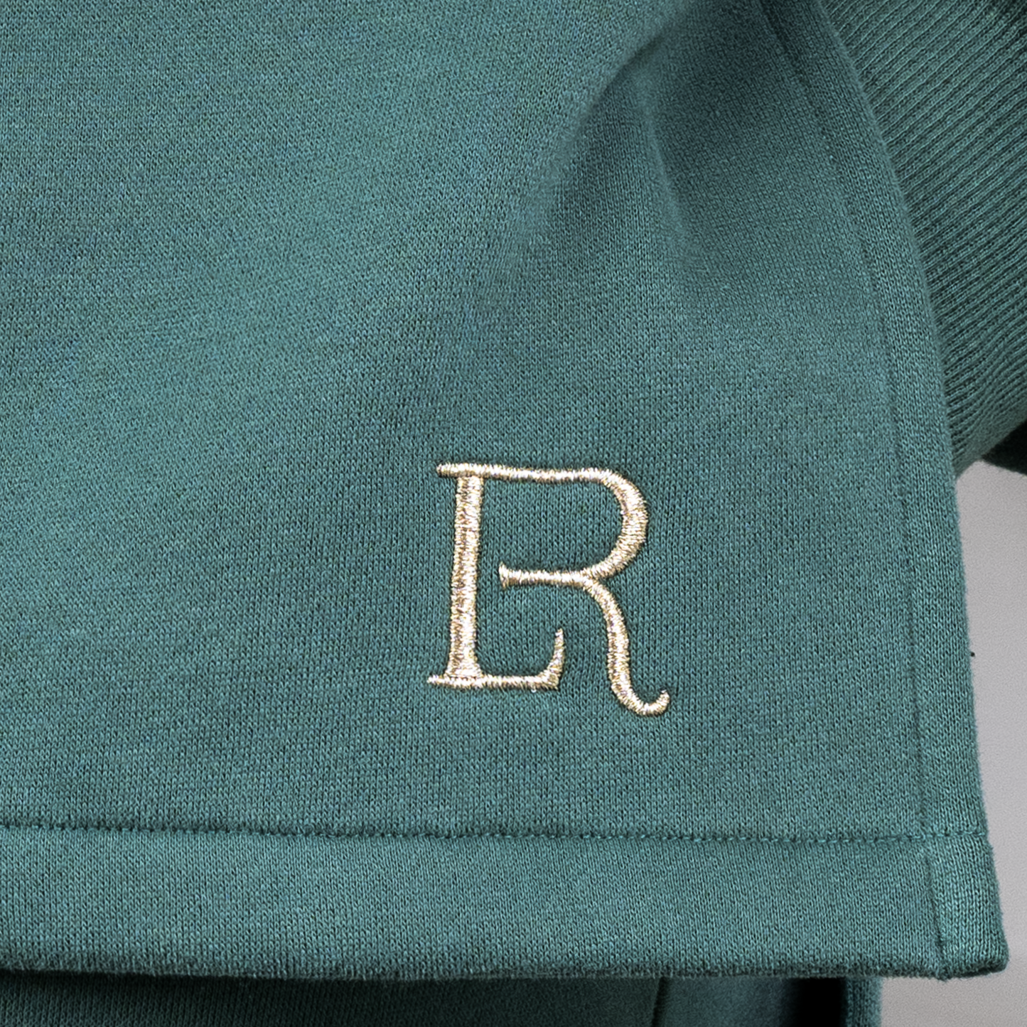 Campbell Funnel Zip Sweater - Fern Green