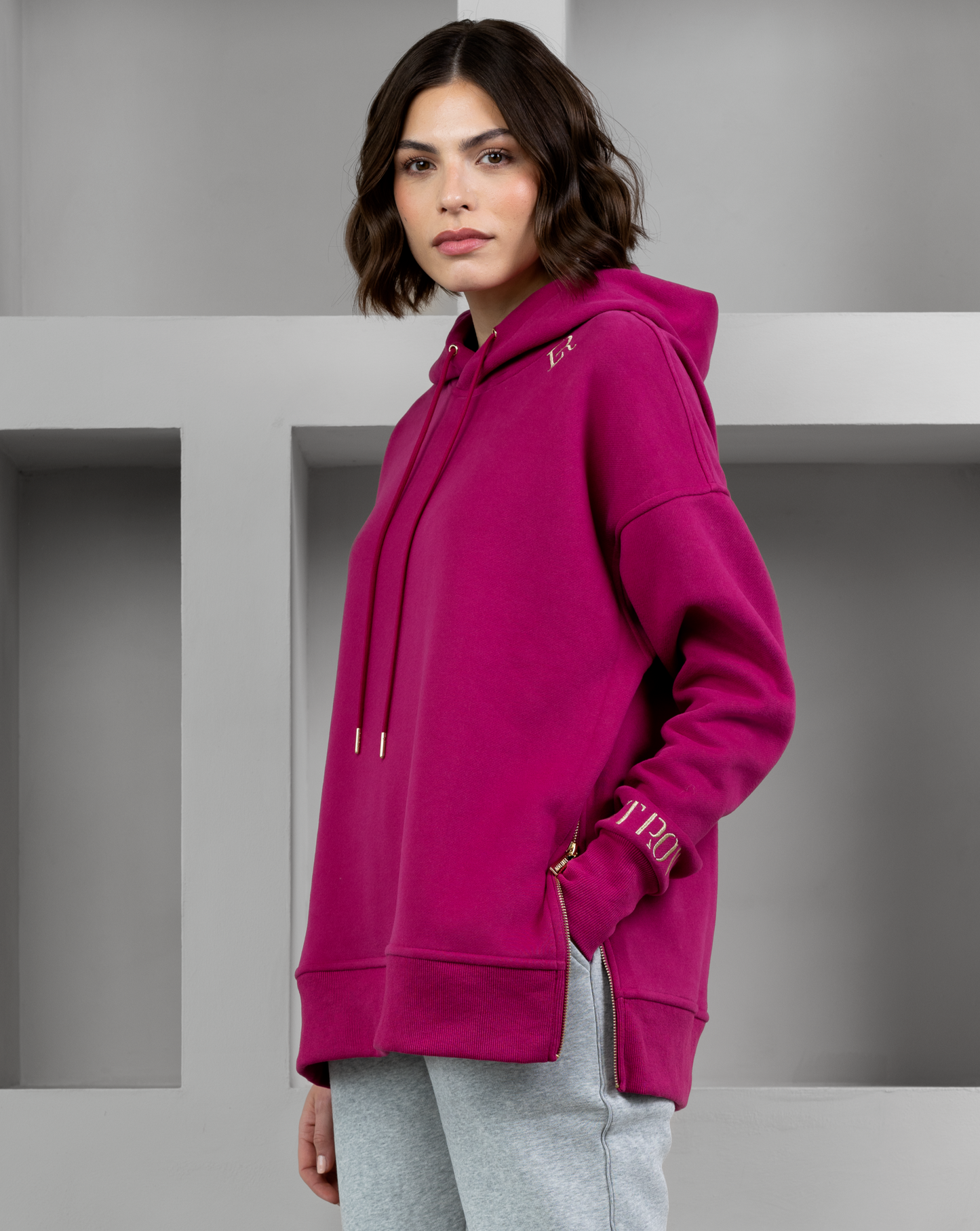 Crawford Hoodie - Raspberry