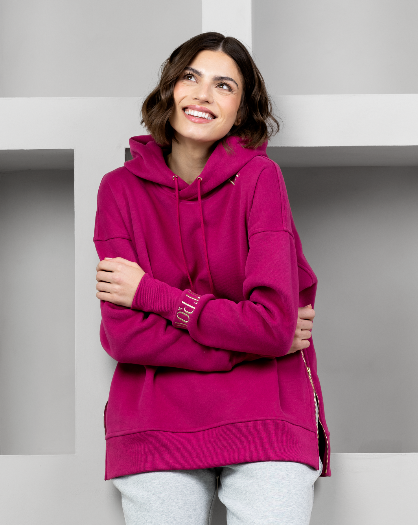Crawford Hoodie - Raspberry