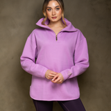 Elle Funnel Neck - Lilac Dreams