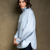 Elle Funnel Neck - Cloudy Blue (JUNE)