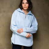 Elle Funnel Neck - Cloudy Blue (JUNE)