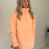 Elle Funnel Neck - Pastel Peach