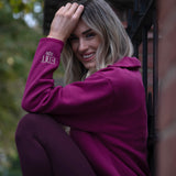 Elle Funnel Neck - Mulled Raspberry