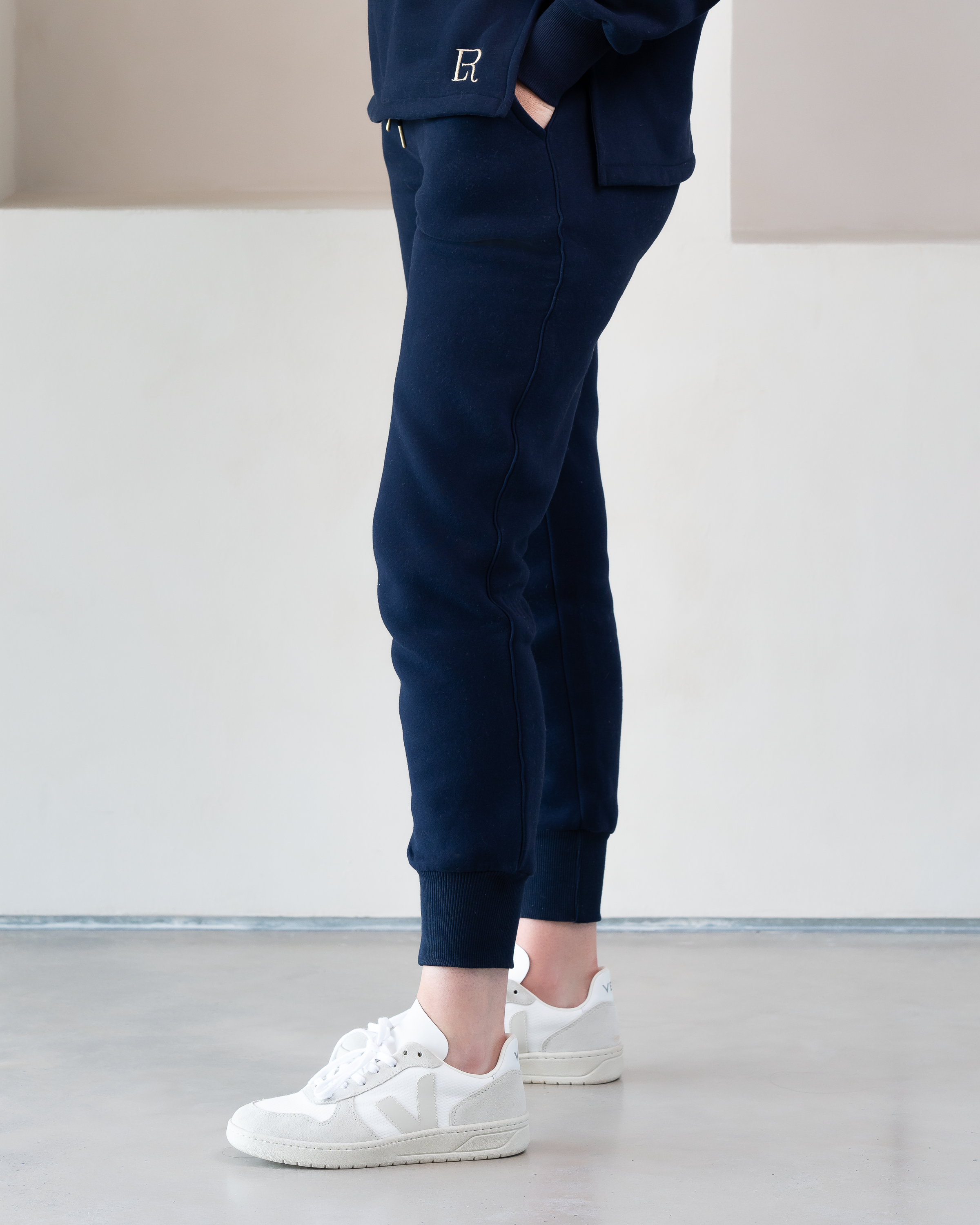 Comfort Fit Joggers - Sailor Navy