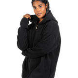 Teddy Sherpa Hoodie - Black