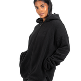 Teddy Sherpa Hoodie - Black