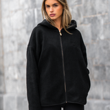 Teddy Sherpa Hoodie - Black