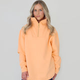 Elle Funnel Neck - Pastel Peach