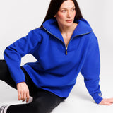 Elle Funnel Neck - Electric Blue