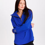 Elle Funnel Neck - Electric Blue