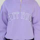 Claudia HALF-ZIP Lilac Mist