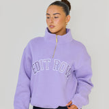 Claudia HALF-ZIP Lilac Mist