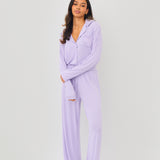 Pointelle Pyjamas Lilac Cloud
