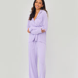 Pointelle Pyjamas Lilac Cloud
