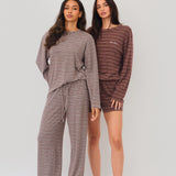 Comfort Shorts Set Burgundy