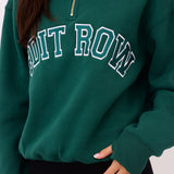Claudia HALF-ZIP Hunter Green