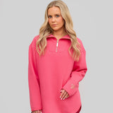 Elle Funnel Neck -  Coral Candy
