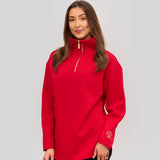 Elle Funnel Neck - Red Red