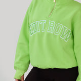 Claudia HALF-ZIP Lime