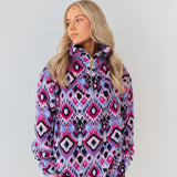 Elle Print Fleece Aztec