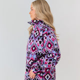 Elle Print Fleece Aztec