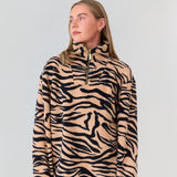 Elle Print Fleece Tiger