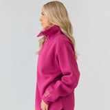 Elle Funnel Neck - Mulledberry