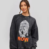 Acid Wash Cotton Crew Cheetah restock September