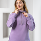 Campbell Funnel Zip Sweater - Mauve