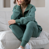 Comfort Fit Joggers - Fern Green