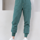 Comfort Fit Joggers - Fern Green